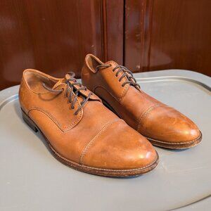 Lands End Men's Leather Dress Shoes US 8 EU 41